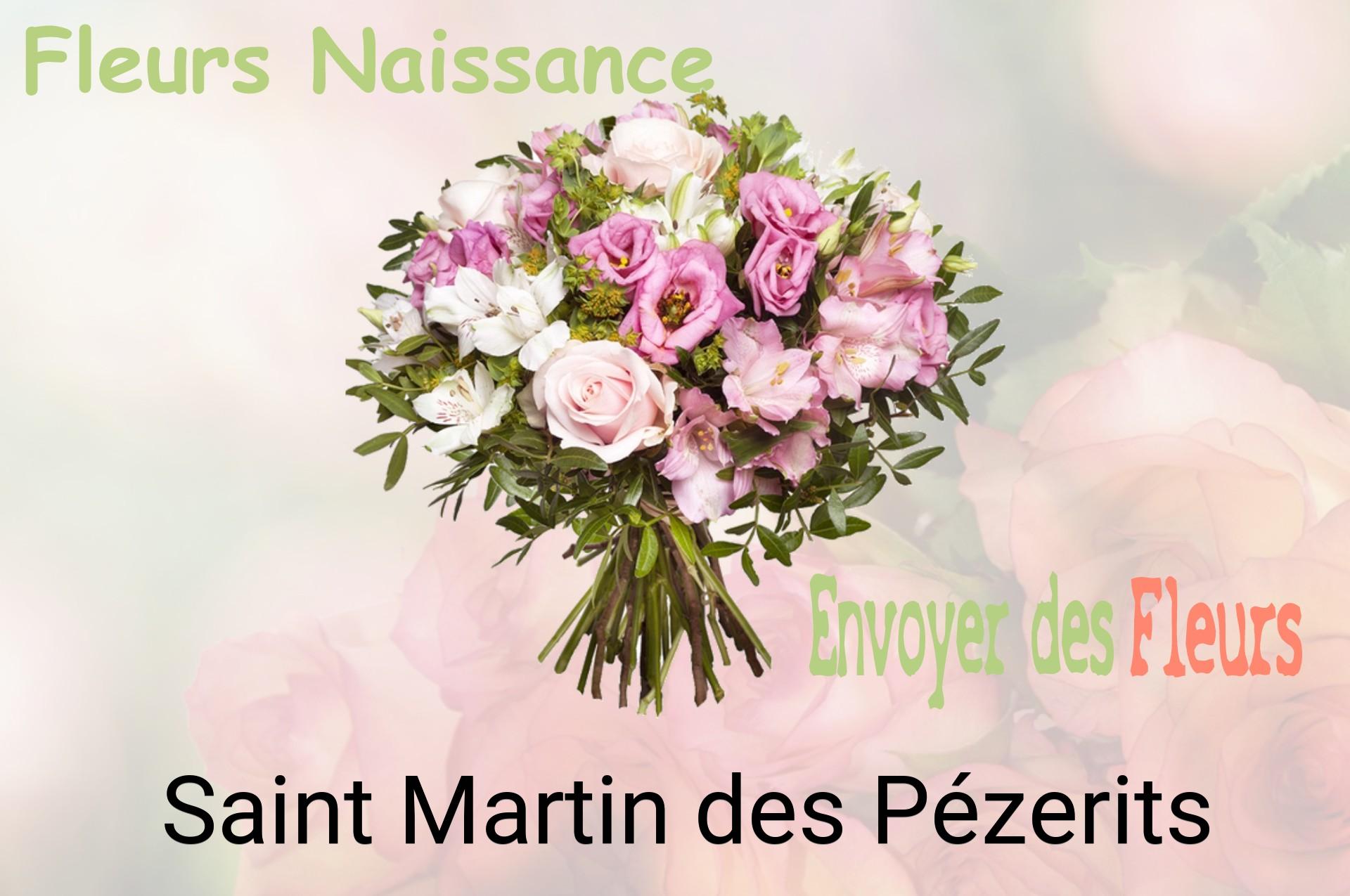 Bouquet de fleurs de naissance livré à Saint-Martin-des-Pézerits